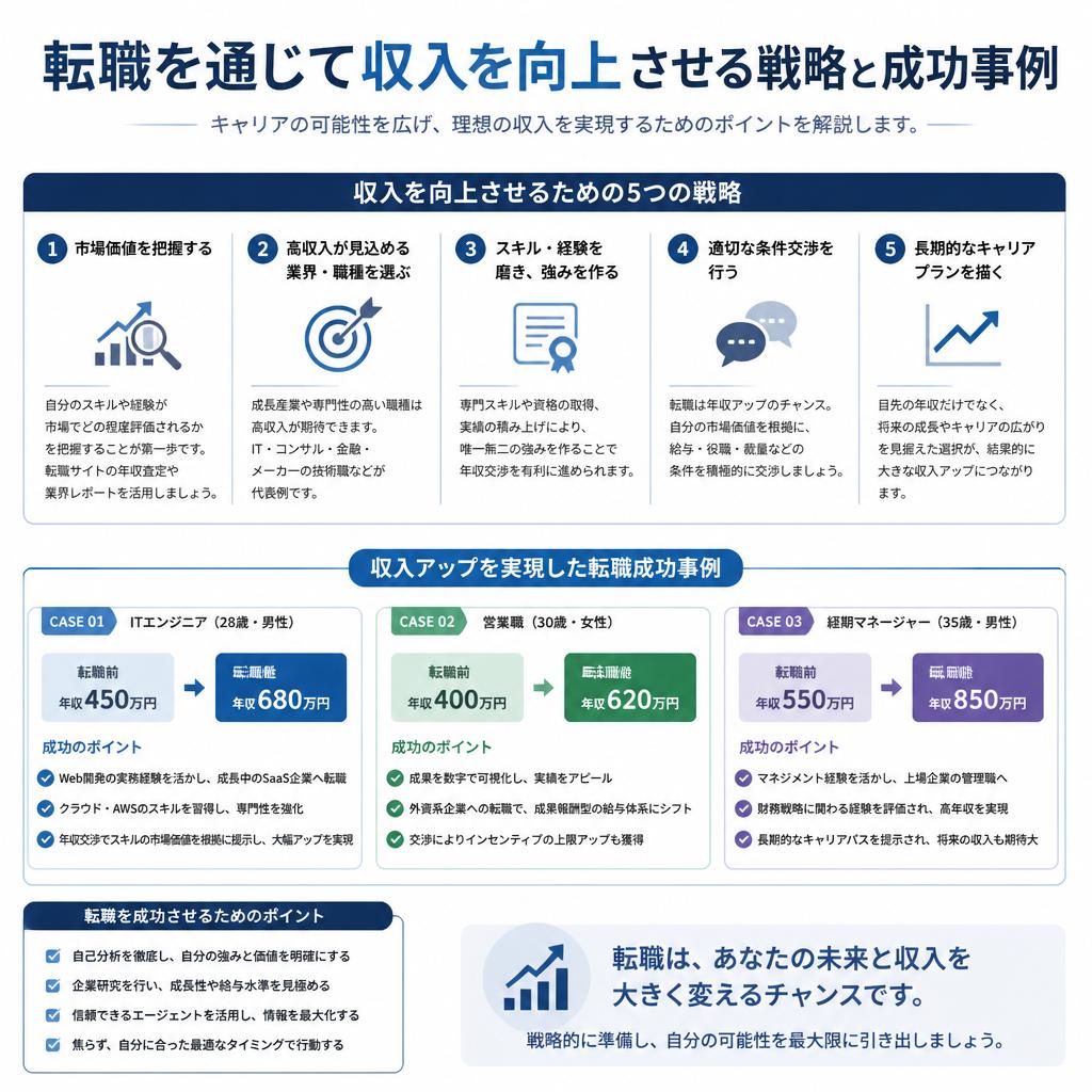 収入アップのための戦略